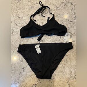 NEW! Black Bikini - top runs small - two sizes